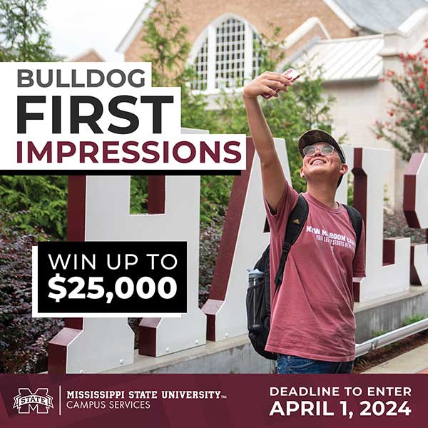 Bulldog First Impressions. Win up to $25,000. Deadline to enter April 1, 2024